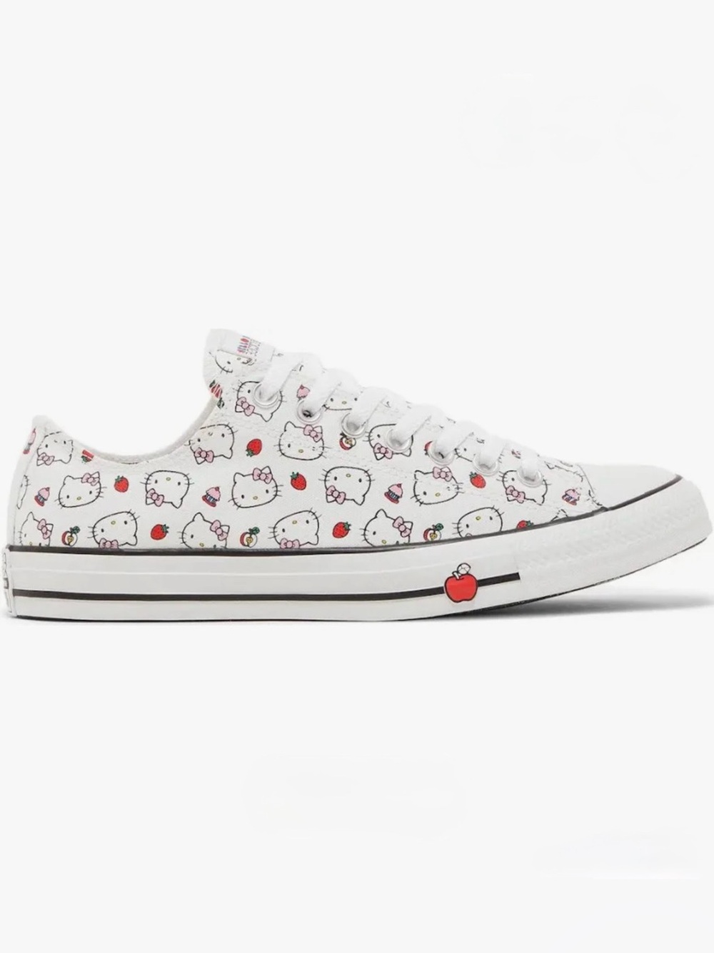Converse Chuck Taylor Hello Kitty Low Top White Shoes 163916F Women's 8 Men's 6